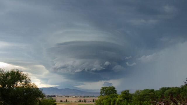 Supercell over the Front Range of the Rockies